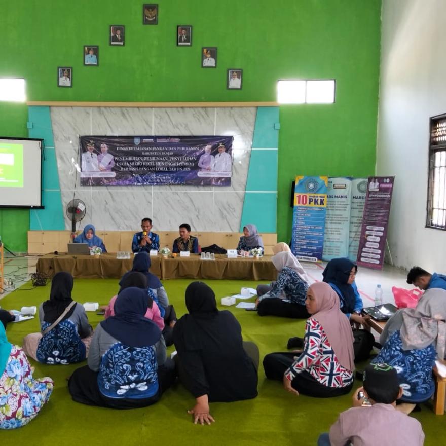 Dinas Ketahanan Pangan dan Perikanan Kab. Banjar Gelar Peningkatan Kapasitas UMKM di Gunung Ulin